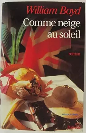 Couverture du produit · Comme neige au soleil