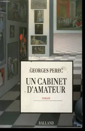 Couverture du produit · Un cabinet d'amateur