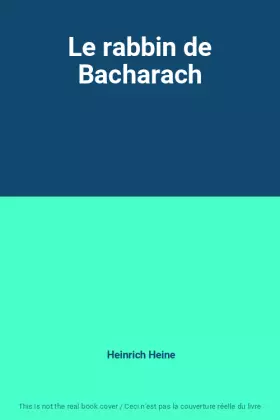 Couverture du produit · Le rabbin de Bacharach