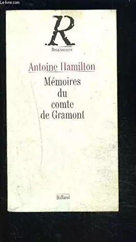 Couverture du produit · Memoires du Comte de Gramont