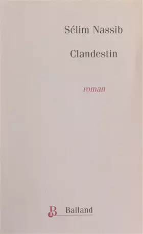 Couverture du produit · Clandestin