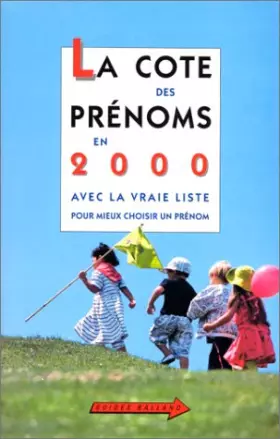 Couverture du produit · La cote des prénoms en 2000