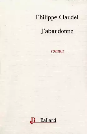 Couverture du produit · J'abandonne