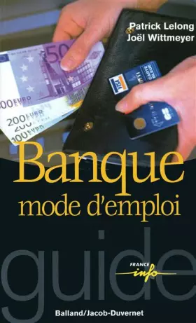 Couverture du produit · Banque mode d'emploi