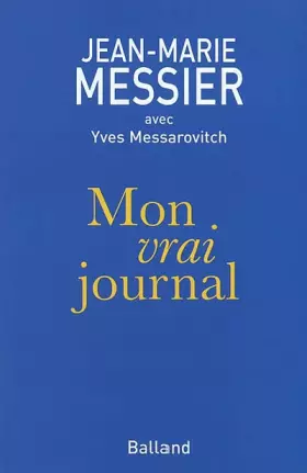Couverture du produit · Mon vrai journal