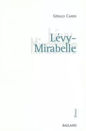 Couverture du produit · Levy-Mirabelle