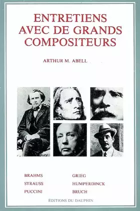 Couverture du produit · Entretiens avec de grands compositeurs