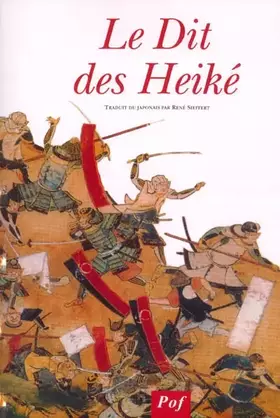 Couverture du produit · Le Dit des Heiké