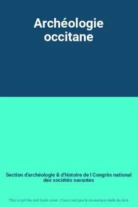 Couverture du produit · Archéologie occitane
