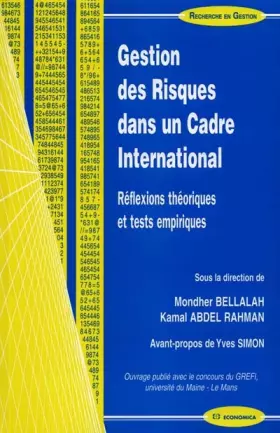 Couverture du produit · La gestion des risques dans un cadre international