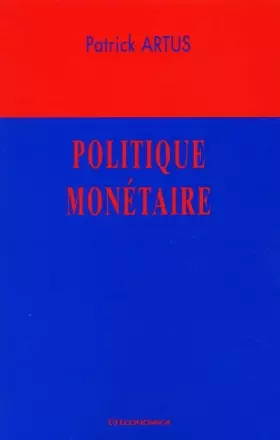 Couverture du produit · Politique monétaire