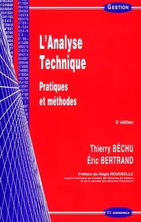 Couverture du produit · L'Analyse technique : Pratiques et Méthodes
