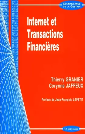 Couverture du produit · Internet et transactions financières