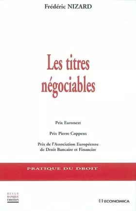 Couverture du produit · Les titres négociables