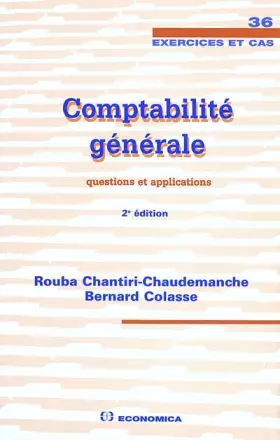 Couverture du produit · Comptabilité générale : Questions et applications