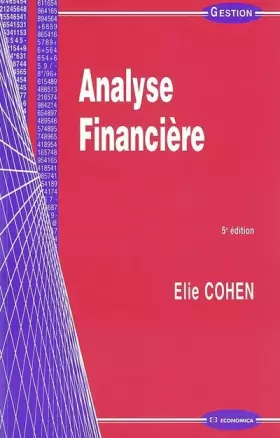 Couverture du produit · Analyse financière