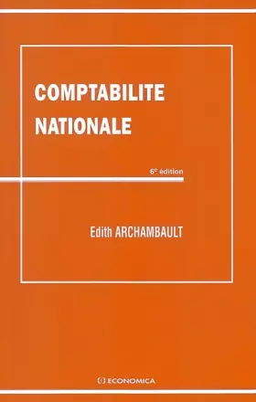 Couverture du produit · La Comptabilité nationale