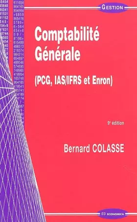 Couverture du produit · Comptabilité Générale : PCG, IAS-IFRS et Enron