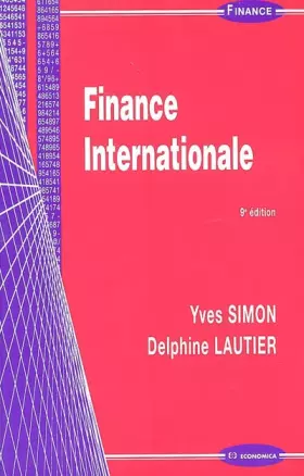 Couverture du produit · Finance internationale