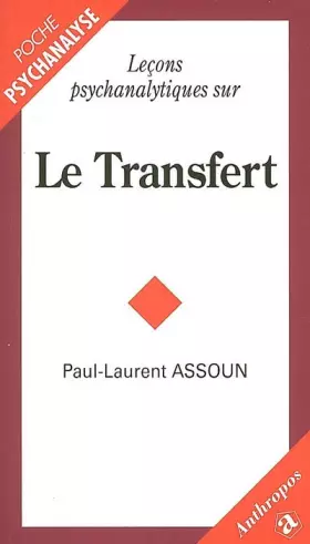 Couverture du produit · Lecons psychanalytiques sur Le Transfert
