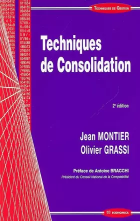 Couverture du produit · Techniques de Consolidation