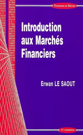 Couverture du produit · Introduction aux Marchés Financiers
