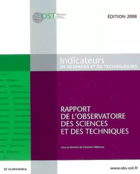 Couverture du produit · Indicateurs de sciences et de technologies : Rapport de l'Observatoire des sciences et des techniques