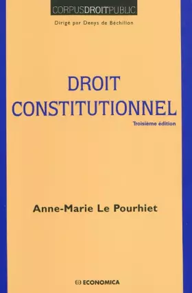 Couverture du produit · Droit constitutionnel