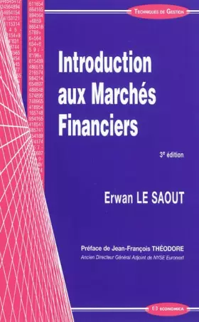 Couverture du produit · Introduction aux marchés financiers