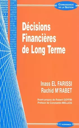 Couverture du produit · Décisions financières de long terme