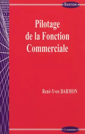 Couverture du produit · Pilotage de la fonction commerciale