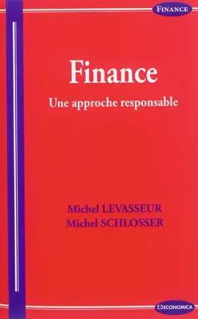 Couverture du produit · Finance - Une approche responsable