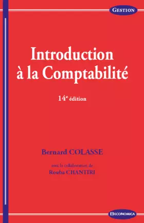 Couverture du produit · Introduction à la comptabilité