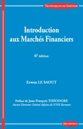 Couverture du produit · Introduction aux marches financiers