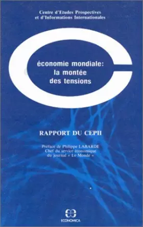 Couverture du produit · Economie mondiale