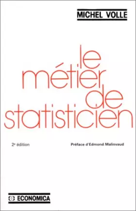 Couverture du produit · Le métier de statisticien