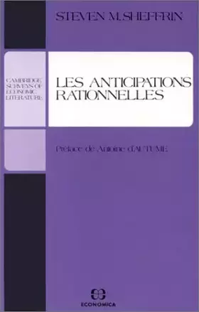 Couverture du produit · Anticipation rationnelle