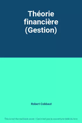 Couverture du produit · Théorie financière (Gestion)