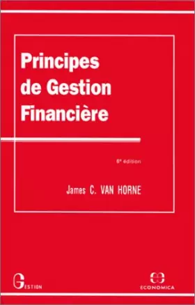 Couverture du produit · Principes de gestion financière