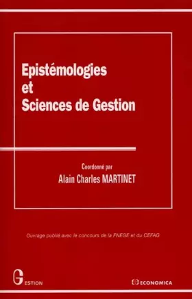 Couverture du produit · Epistémologies et sciences de gestion