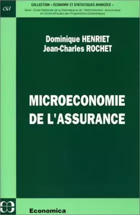 Couverture du produit · Microéconomie de l'assurance