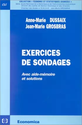 Couverture du produit · Exercices de sondage