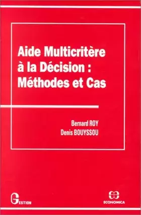 Couverture du produit · Aide multicritère à la décision
