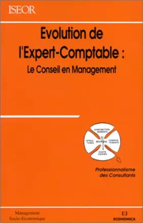 Couverture du produit · Evolution de l'expert-comptable : Le conseil en management