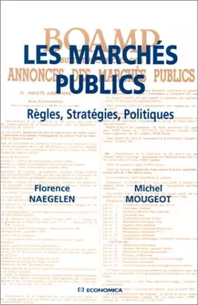 Couverture du produit · Les marchés publics