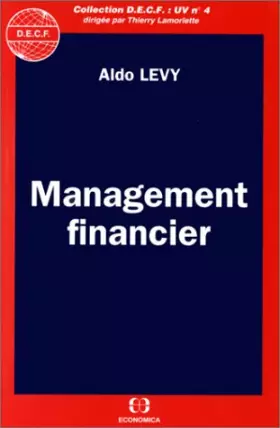 Couverture du produit · Management financier
