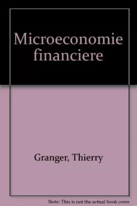 Couverture du produit · Microéconomie financière