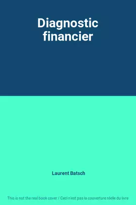 Couverture du produit · Diagnostic financier