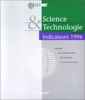 Couverture du produit · Science et technologie. Indicateurs. Edition 1996