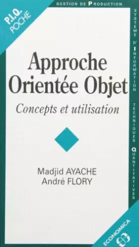 Couverture du produit · Approche orientée objet